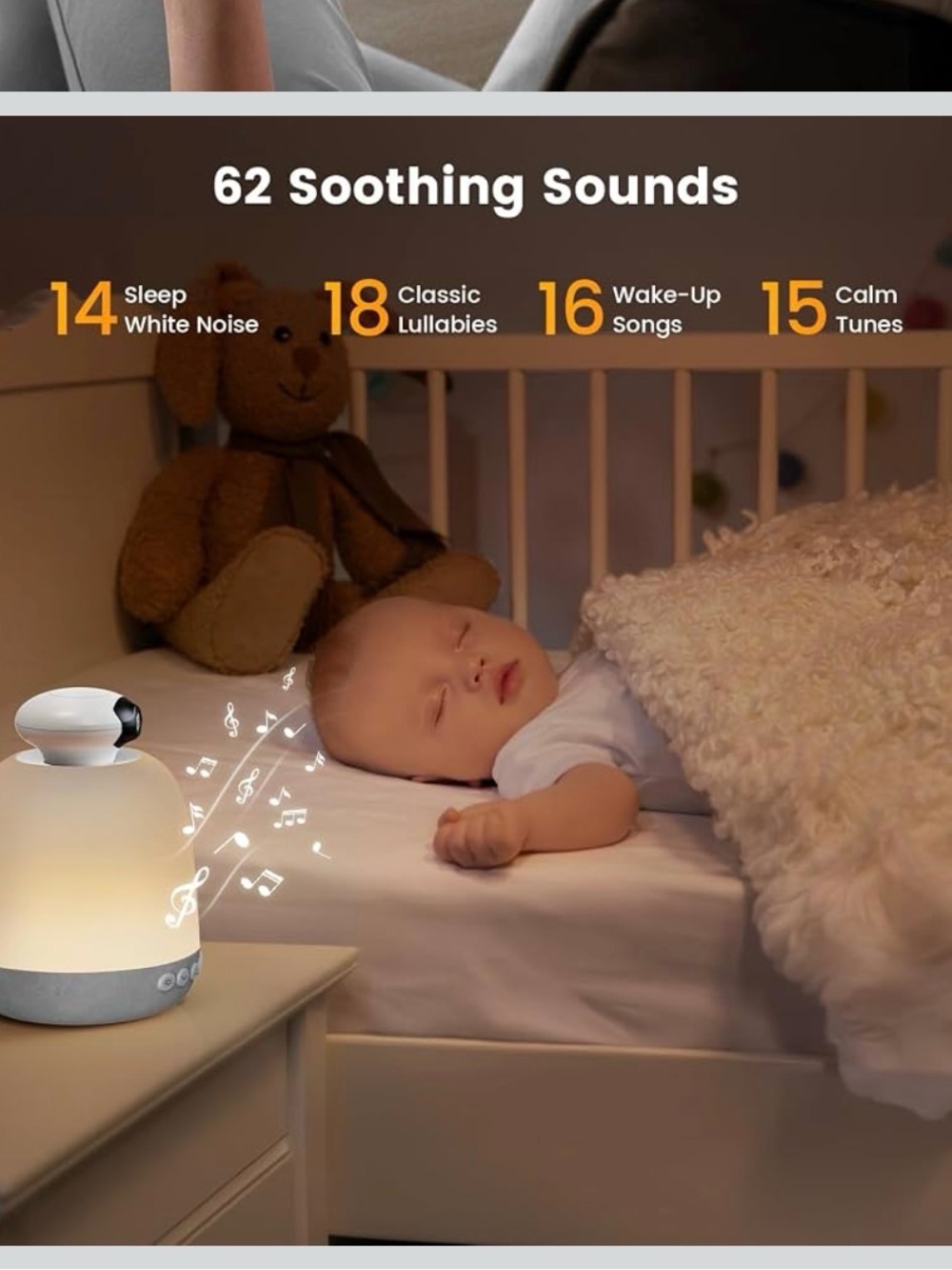 Glocusent Smart Nursery Night Light - Warm Yellow NWT - Picture 7 of 7